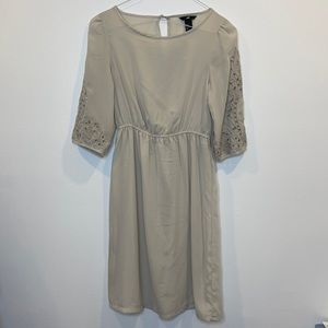 H&M | beige dress